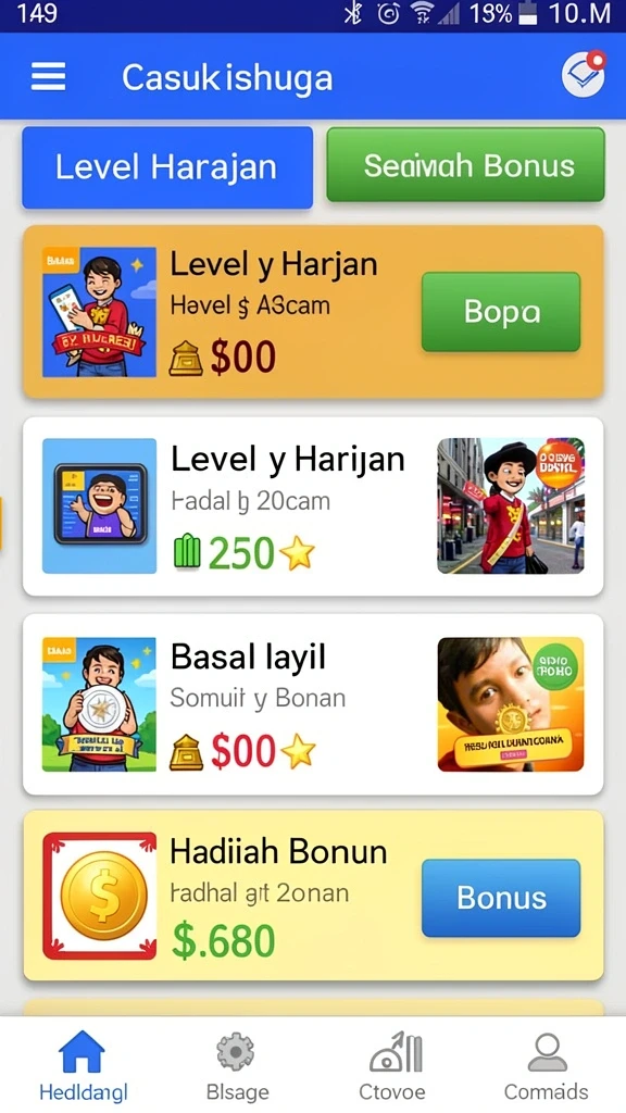 aceparty - Tangkapan layar menampilkan karakter utama dalam petualangan yang menegangkan.
