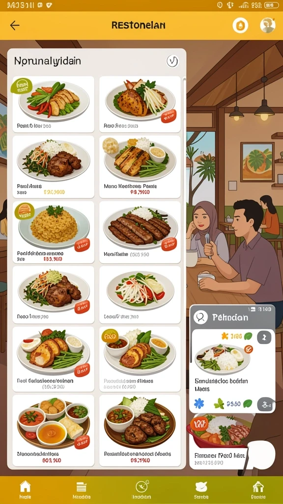 rejeki - Fitur sosial yang memungkinkan interaksi antar pemain.