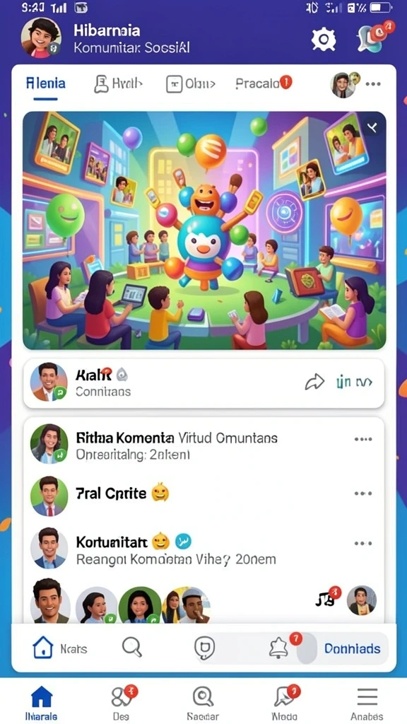 spingila - Fitur kustomisasi karakter yang seru.